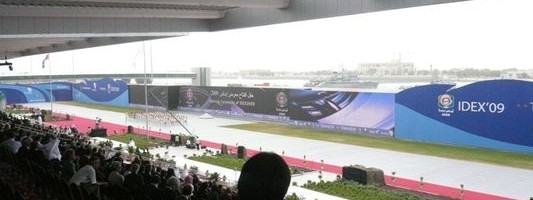 IDEX 2009 opening on 22 Feb 2009 at Abu Dhabi